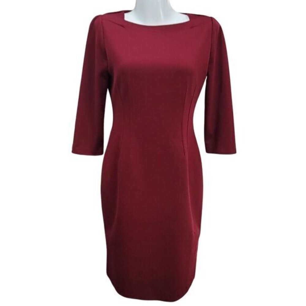 Tahari Dress Midi 10 Red
